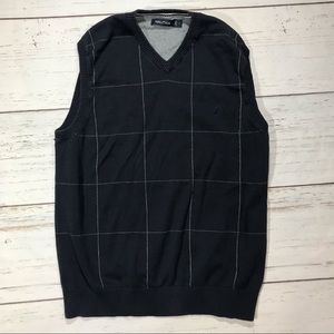 1 piece of men navy blue/ gray vest.